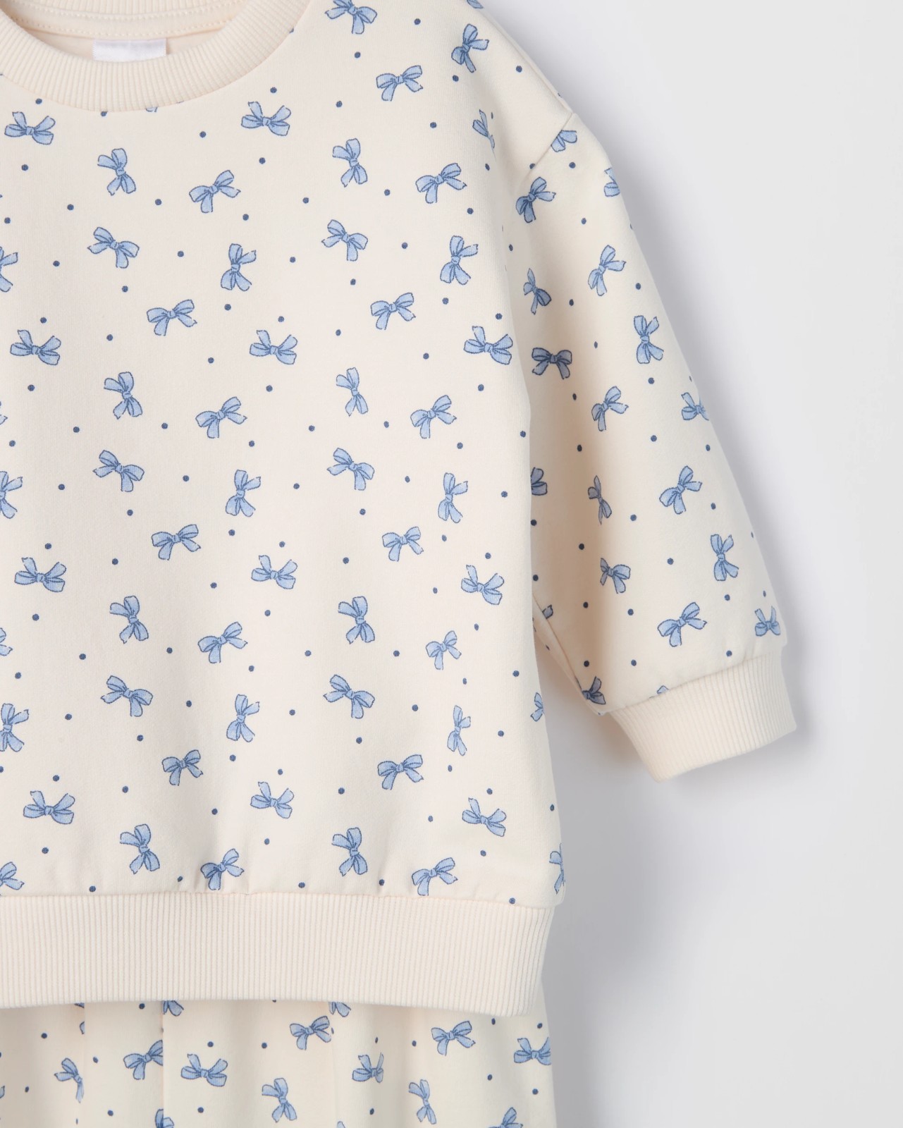 Baby Organic Cotton Fleece Sweat Top & Pants Set  2 of 3