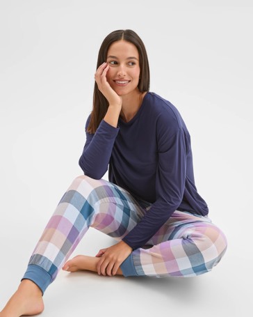 Australian Cotton Flannelette Jogger Sleep Pants