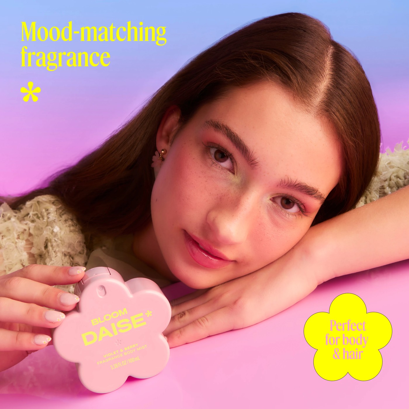 DAISE Bloom Fragrance Body Mist 100ml - Violet and Berry 3 of 5