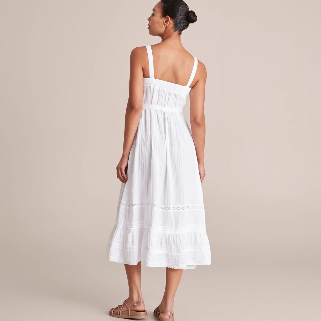 Broderie Trim Maxi Dress | Target Australia