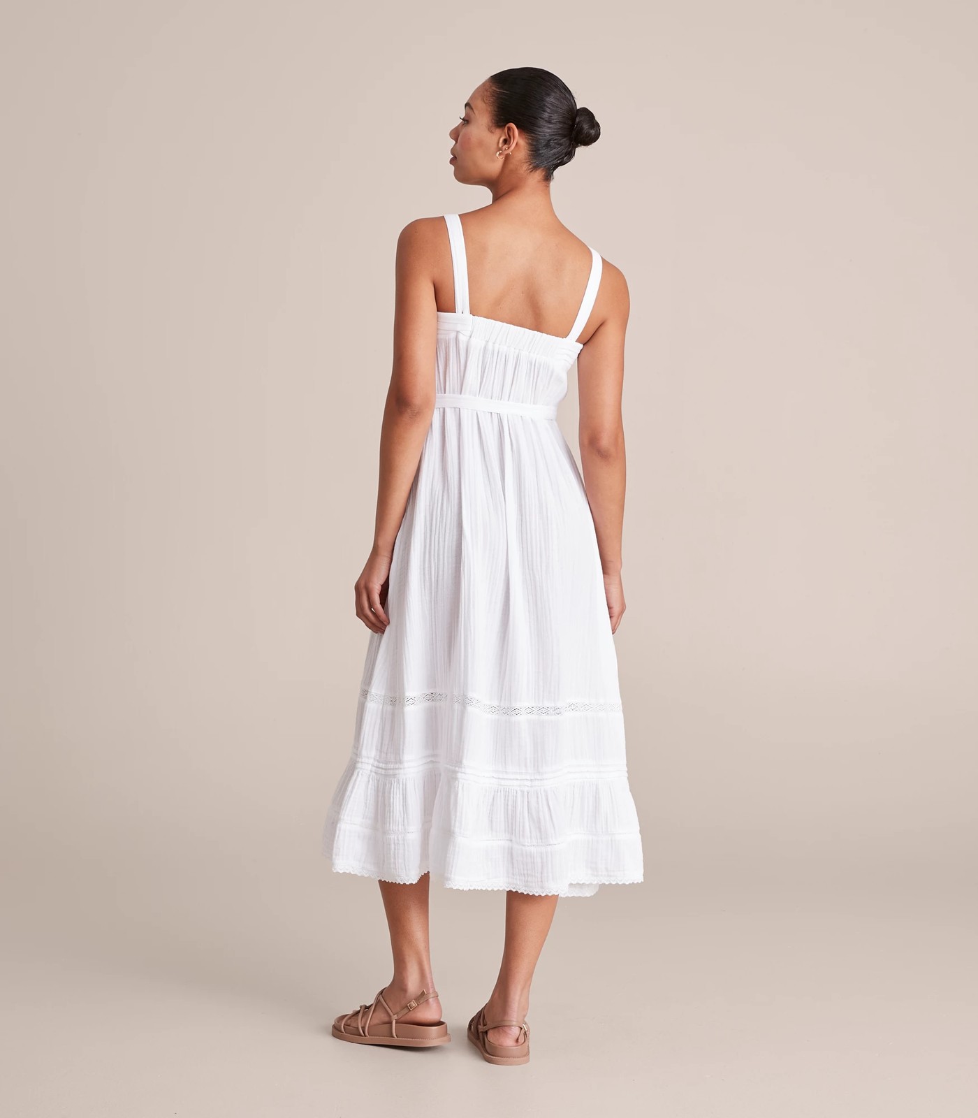 Broderie Trim Maxi Dress | Target Australia