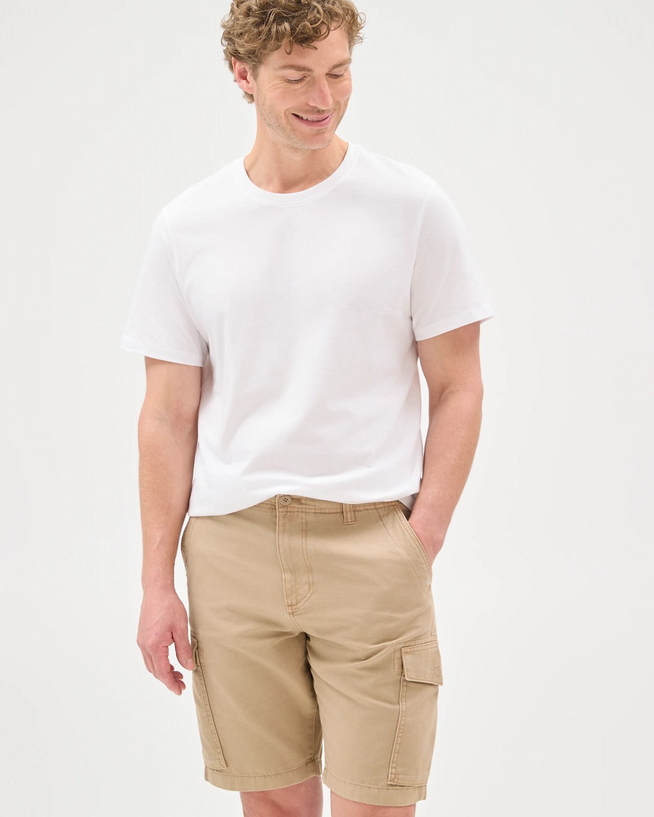 Australian Cotton Cargo Shorts - Tan 2 of 6