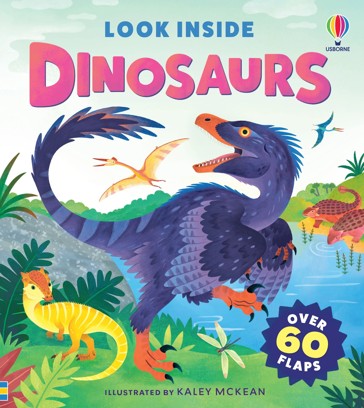 Usborne Look Inside Dinosaurs by Emily Bone - Book