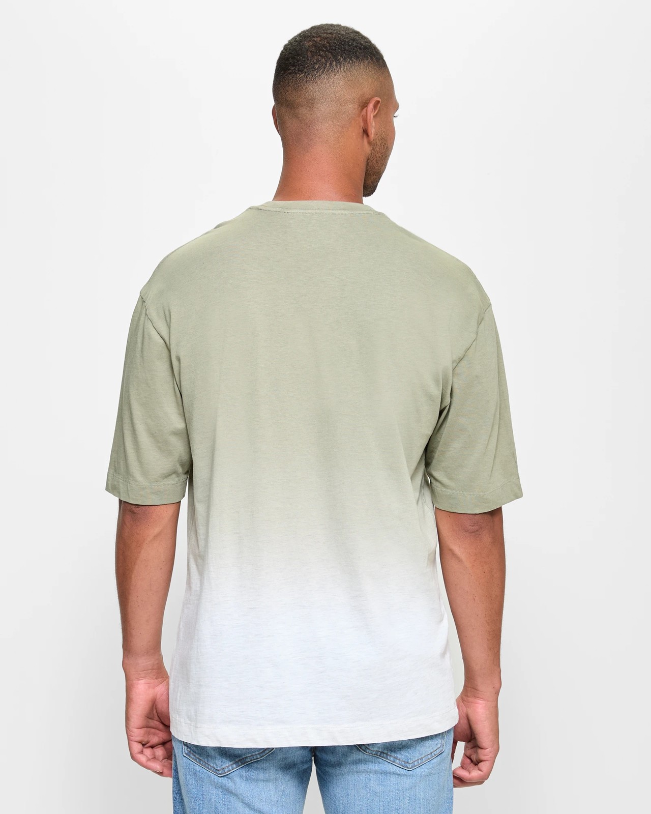 Australian Cotton Blend Dip Dye T-Shirt 4 of 5