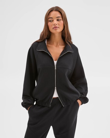 Lily Loves Australian Cotton Blend Zip Through Jumper