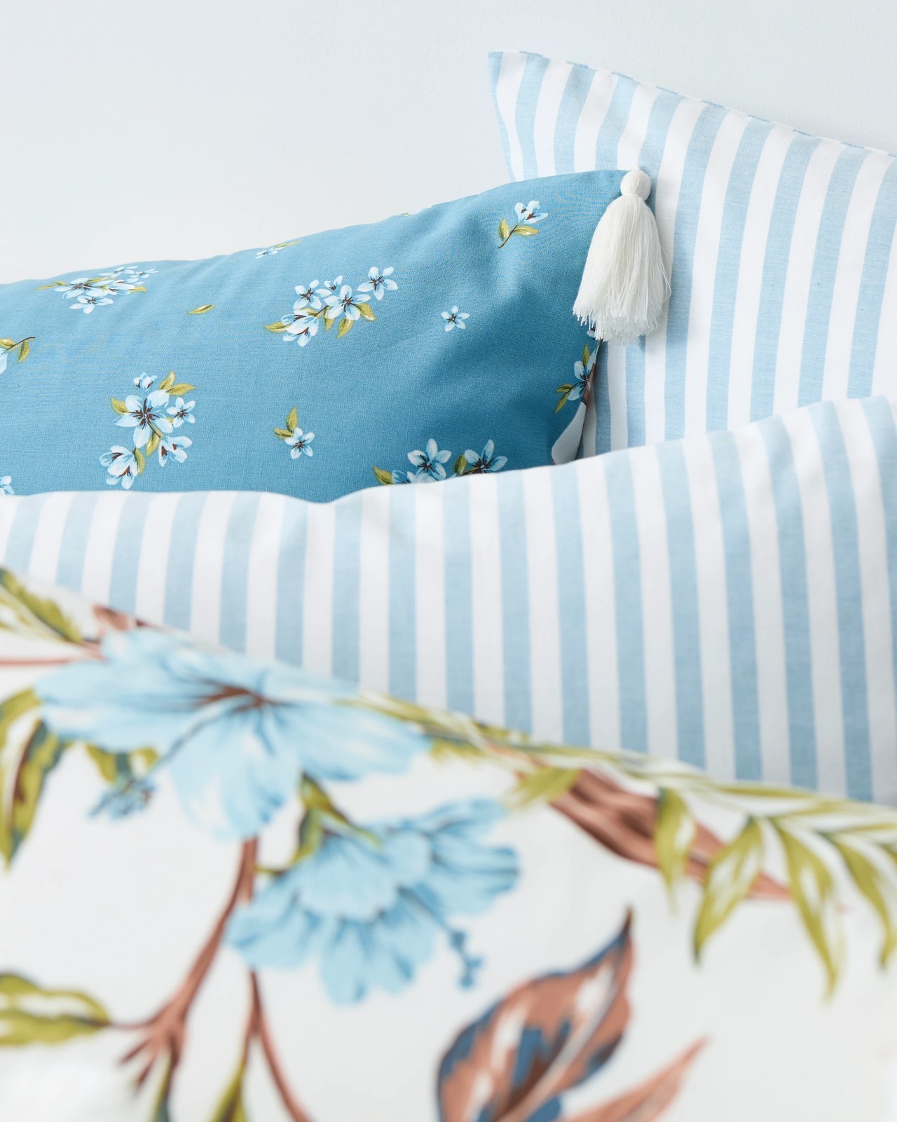 Kalina Floral Printed Cotton Quilt Cover Set 6 of 6