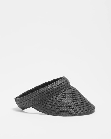 Womens Paper Straw Visor