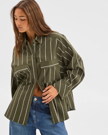 Lily Loves Australian Cotton Blend Oversized Shirt