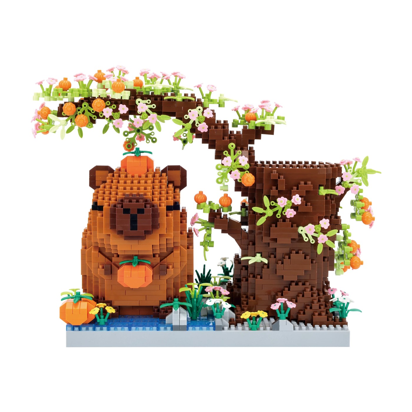1731 Piece Mini Blocks Animal Series: Capybara Under Tree 2 of 5