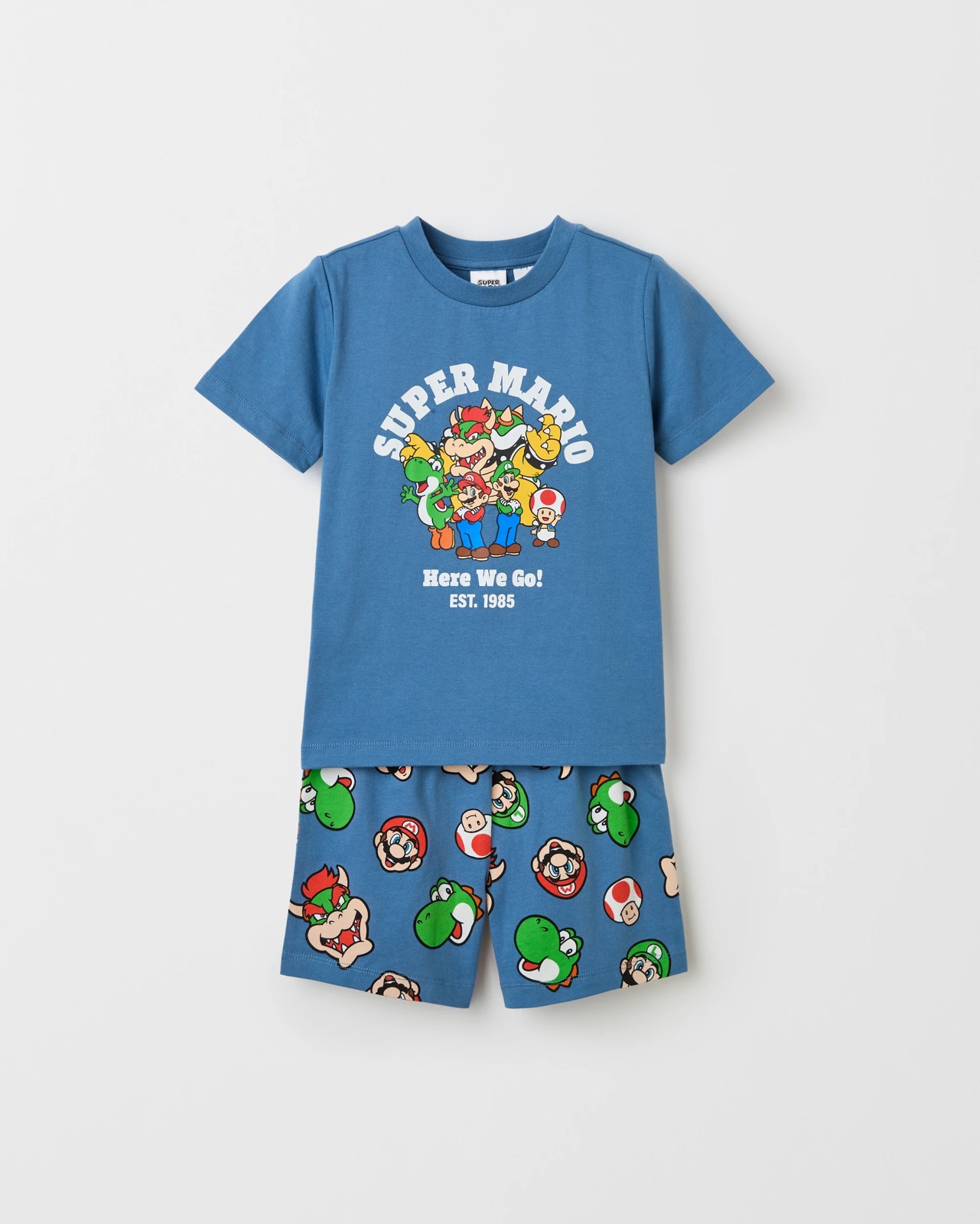Licensed Super Mario Australian Cotton Older Boys Pyjama Set 2 of 4
