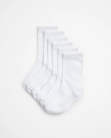 Maxx School Crew Socks 6 Pack