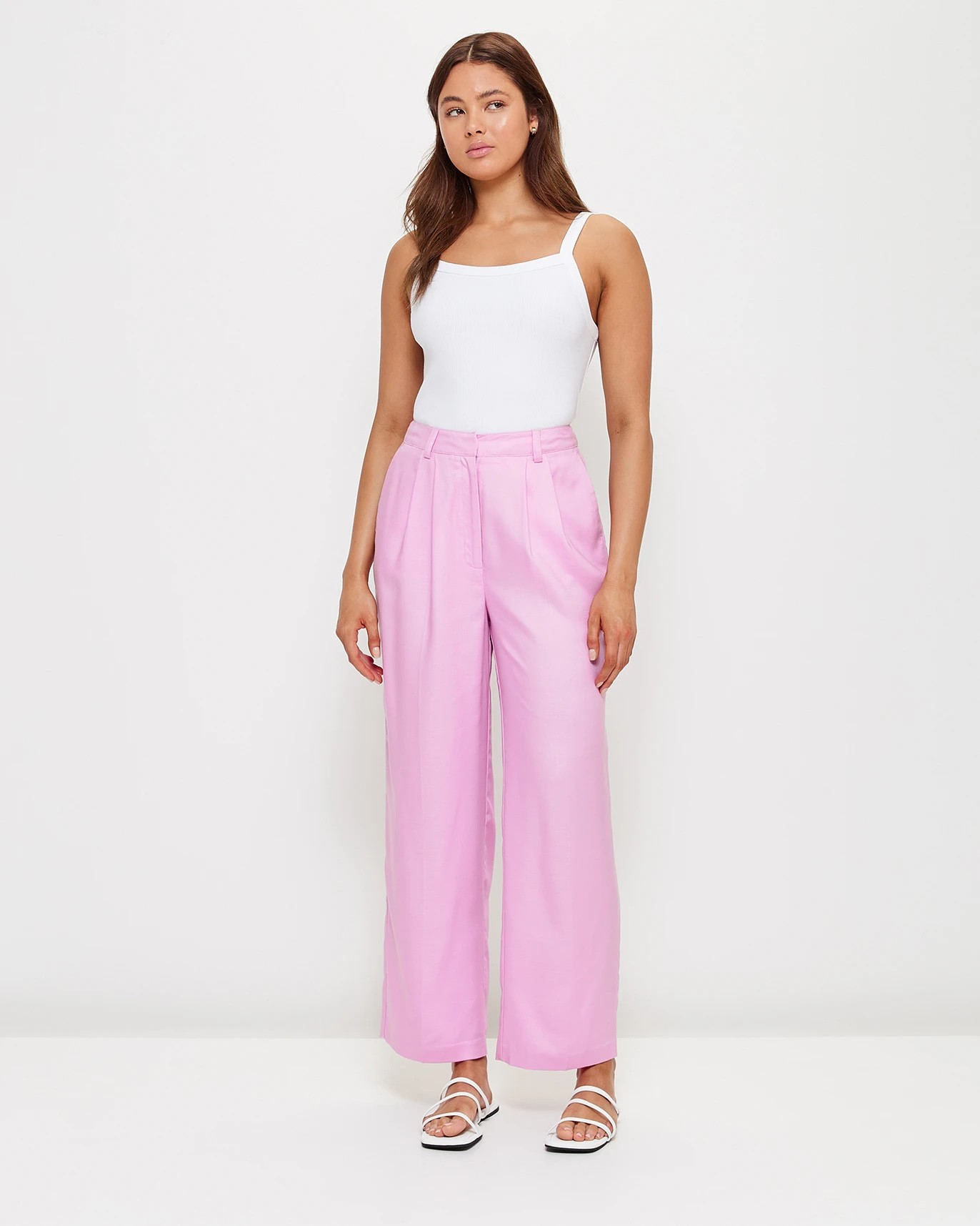 Wide Leg Pleated Pants - Lily Loves | Target Australia