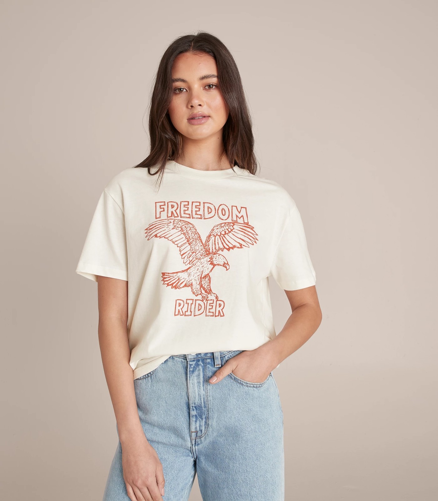Lily Loves Crew Neck Boxy T-Shirt | Target Australia