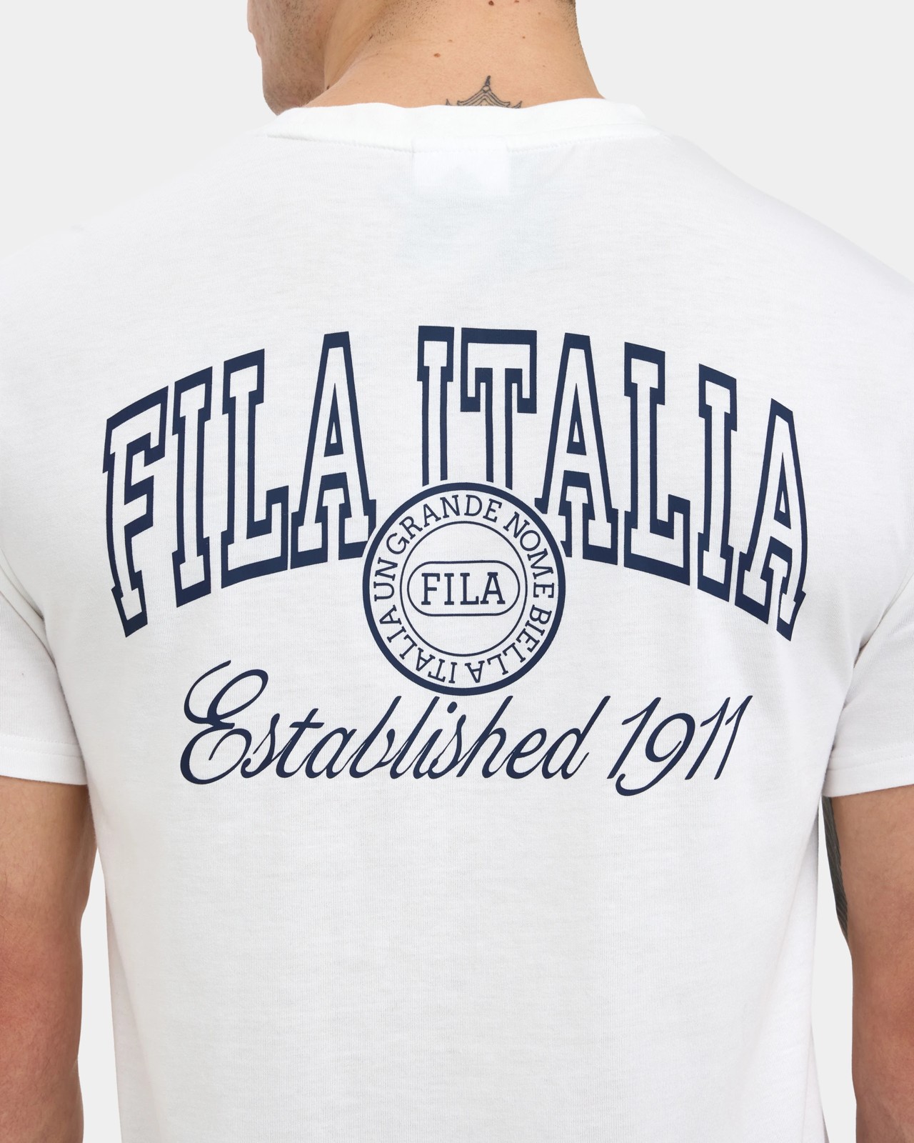 Fila Carlo Graphic T-Shirt - Washed White 4 of 5