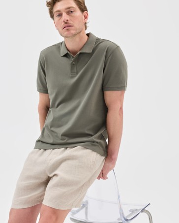 Australian Cotton Pique Polo Top