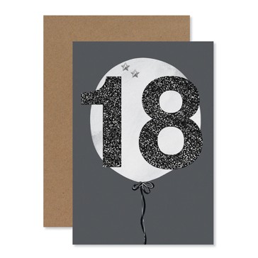 Connections from Hallmark 18th Birthday Card - Balloon