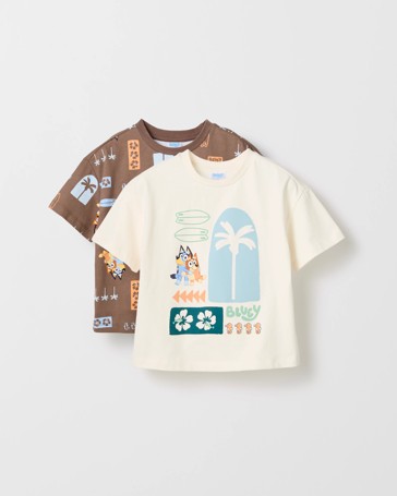 Bluey Australian Cotton T-Shirt 2 Pack