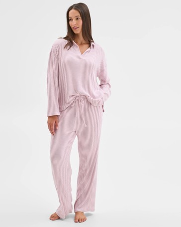 Cosy Rib Wide Leg Pants