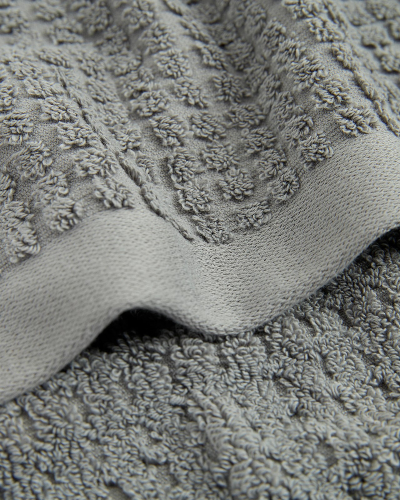 Cassie Textured Australian Cotton 2 Pack Hand Towel - Smoke 2 of 2