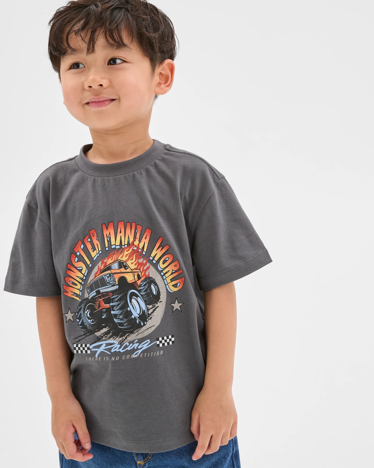 Australian Cotton Short Sleeve T-Shirt - Charcoal 2 of 6