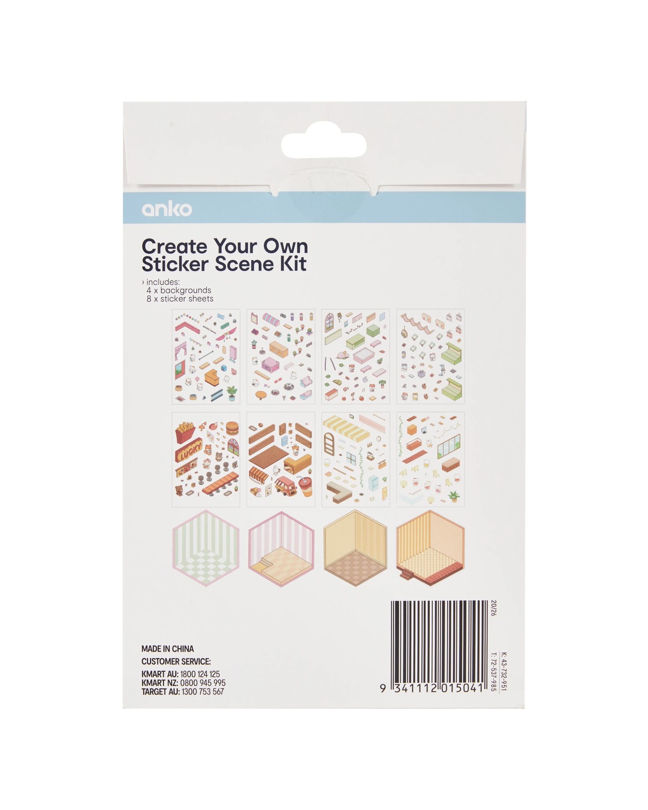 Anko Create Your Own Sticker Scene Kit 3 of 3