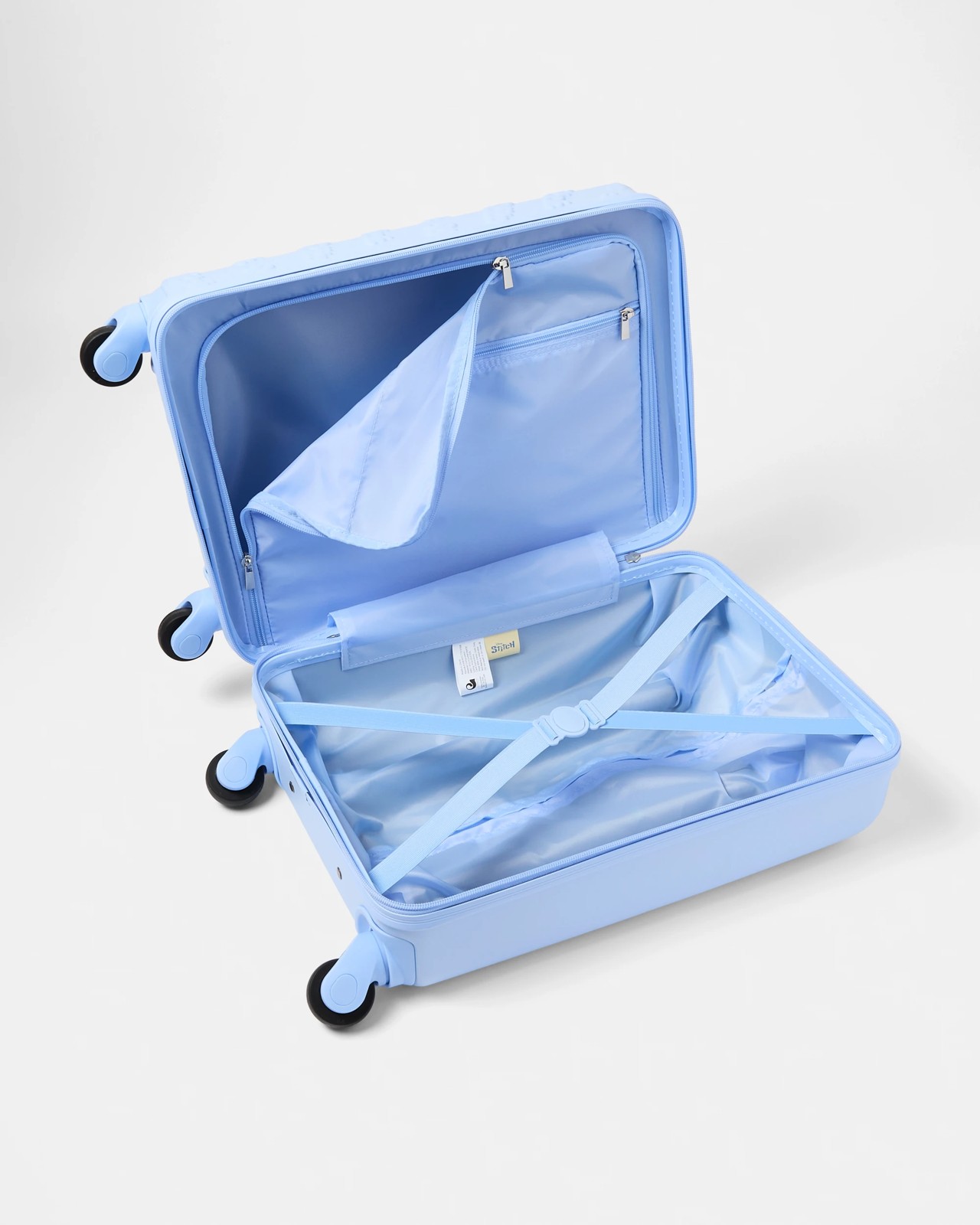 Disney Stitch 3D Embossed Hard Shell Rolling Luggage 3 of 5