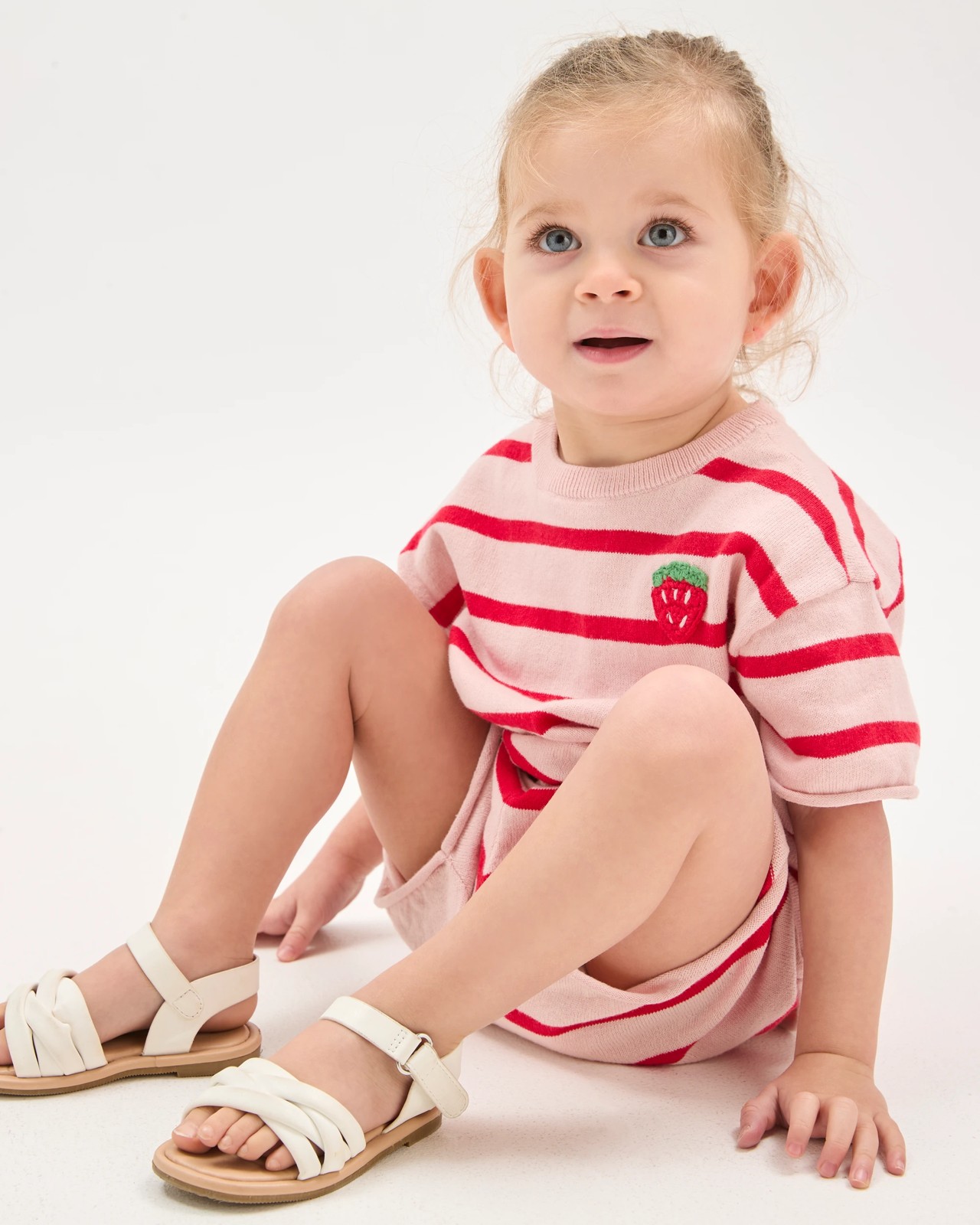 Baby Organic Cotton True Knit Top & Shorts Set 2 of 5