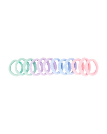 OXX Haircare 12 Piece Soft Ribbed Hair Elastics