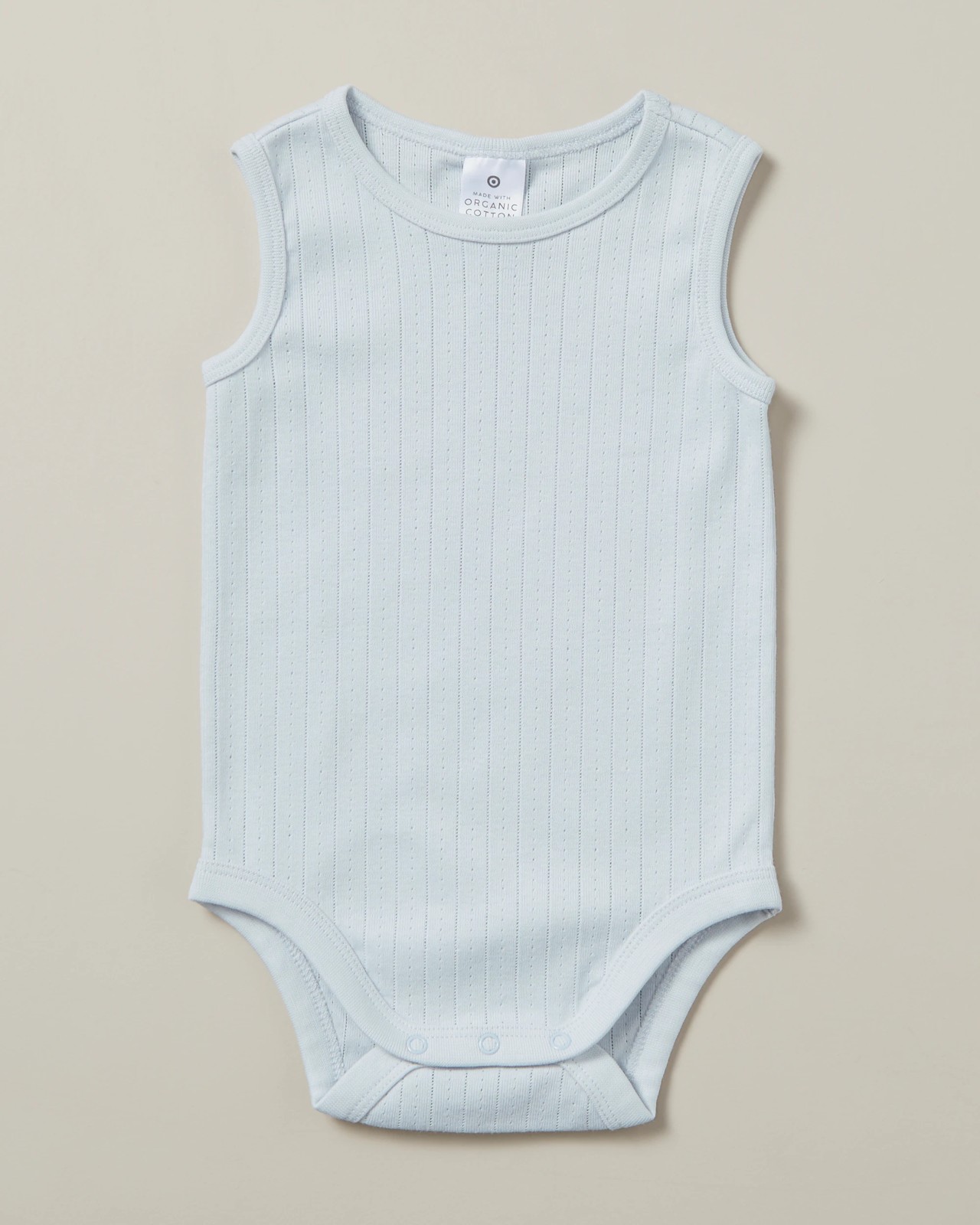 Baby Organic Cotton Pointelle Bodysuit 2 of 3