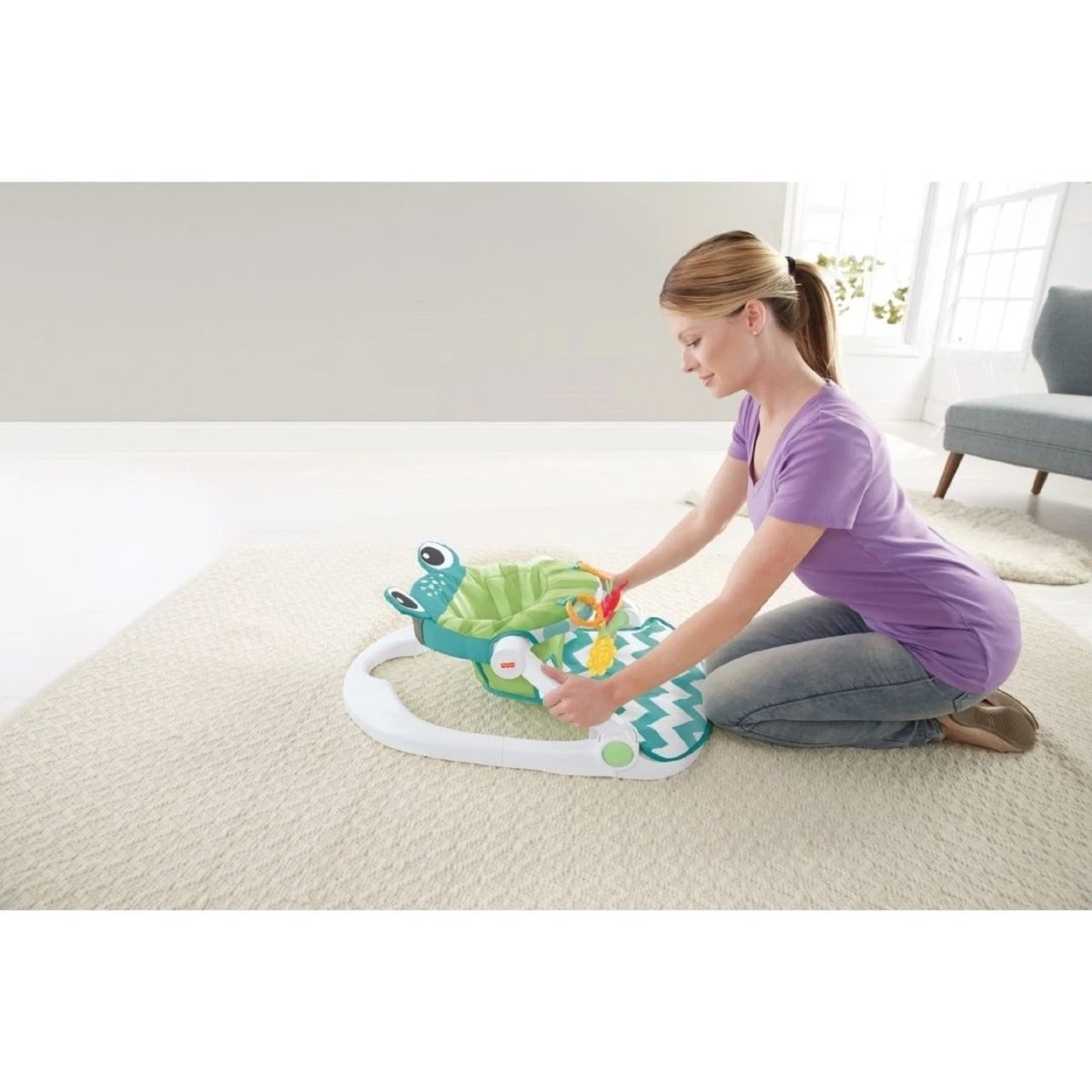 Fisher price baby frog chair online