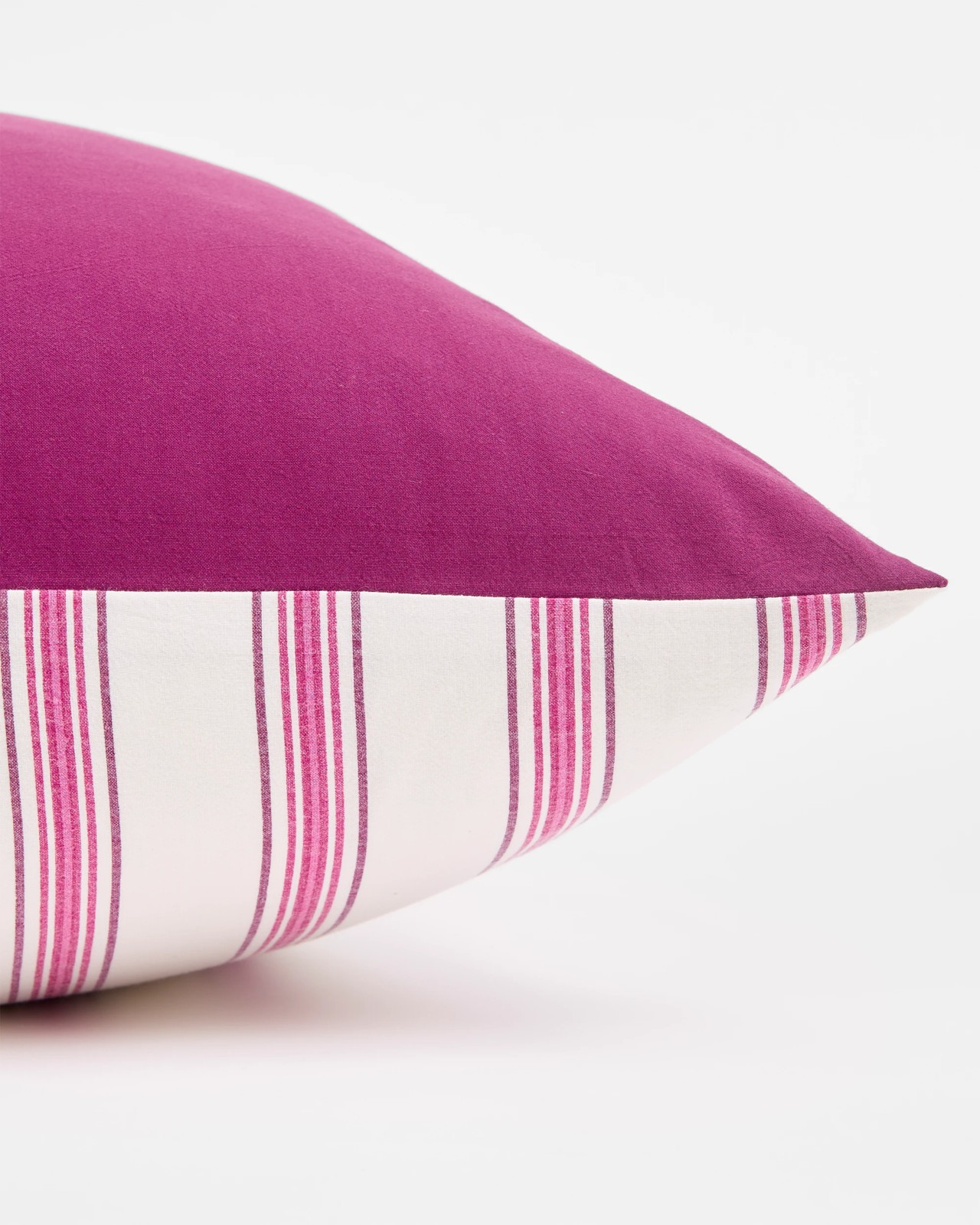 Arlo Cotton Stonewash European Pillowcase - Magenta 2 of 5