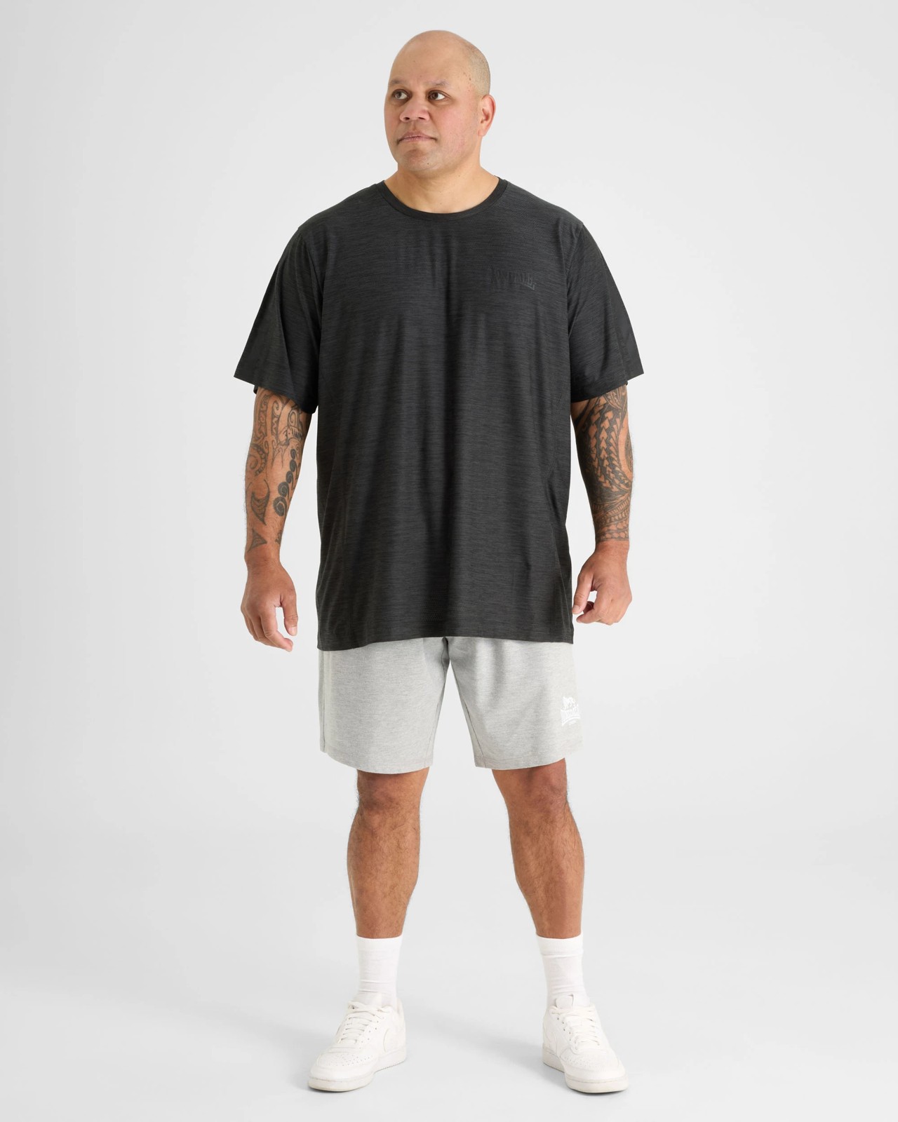 Lonsdale London Plus Size Shorts - Grey Marle 5 of 5