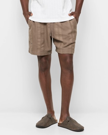 Australian Cotton Textured Knit Shorts - Commons