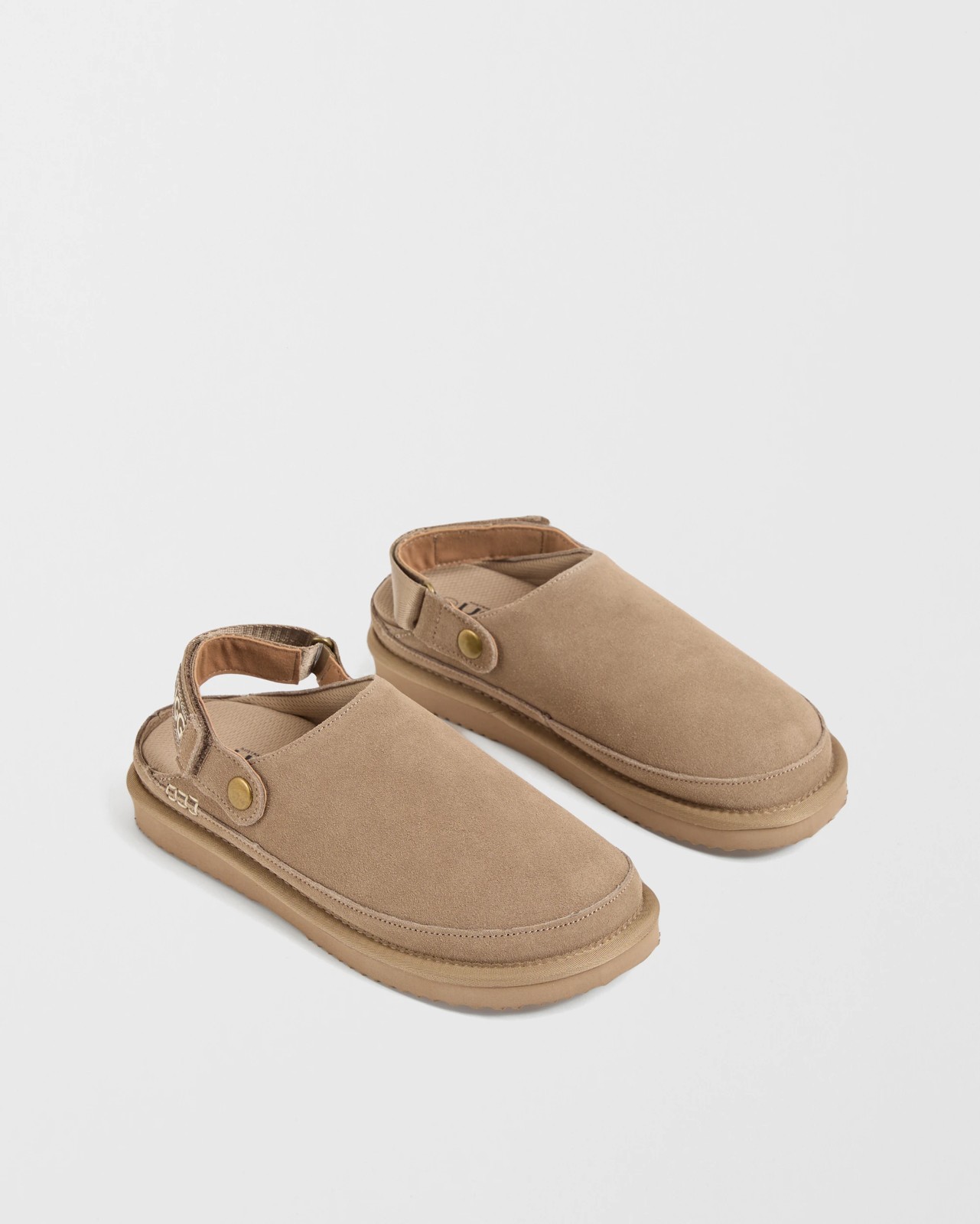 Australian Design Yana Genuine Suede Leather Sling Scuffs 2 of 3
