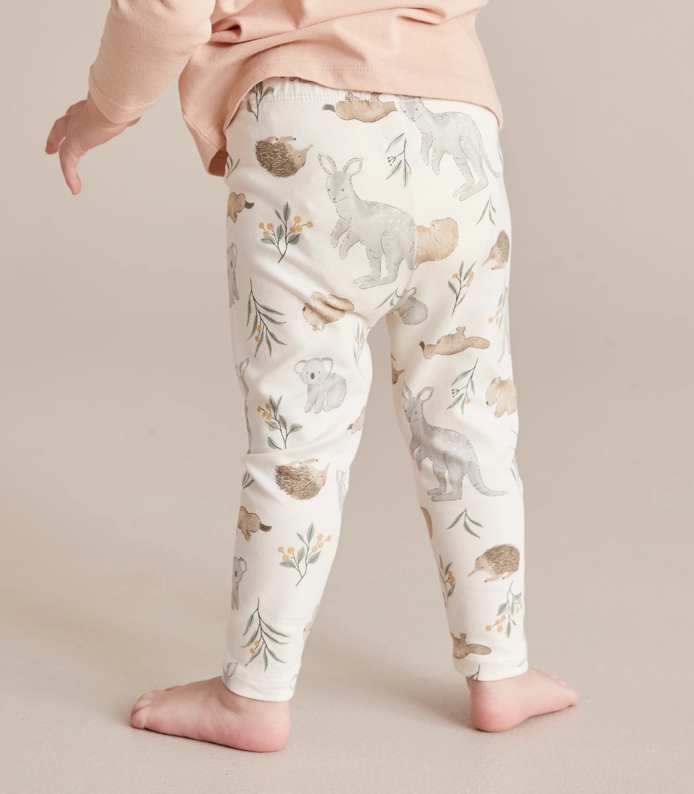 Baby Organic Cotton Print Leggings 5 of 6