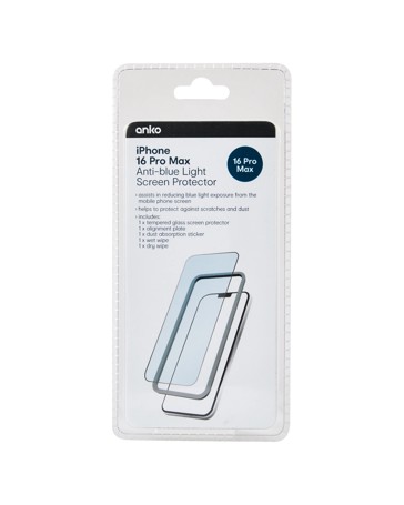 Anko iPhone 16 Pro Max Anti-Blue Light Screen Protector