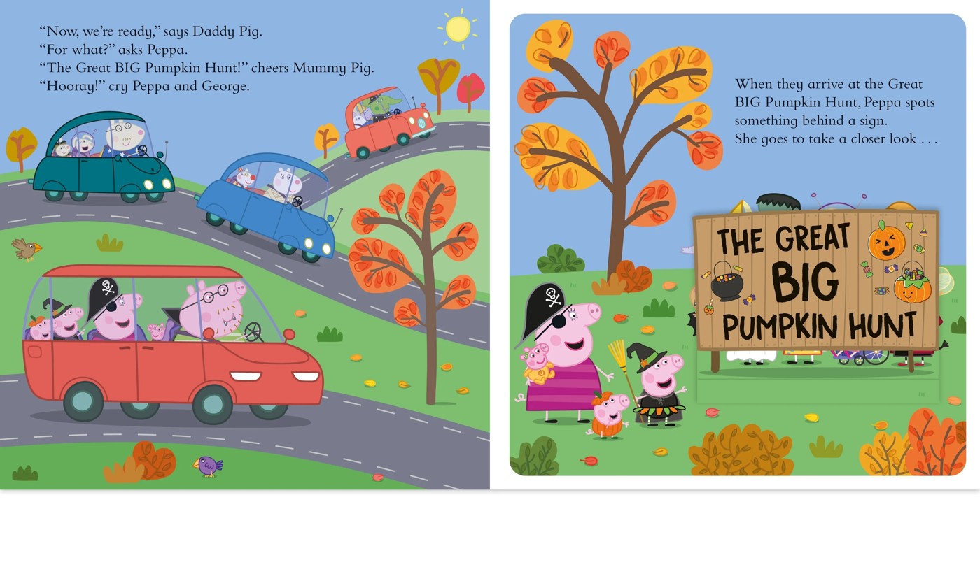 Peppa Pig: The Great Big Pumpkin Hunt - A-Lift-The-Flap Picture Book 3 of 5