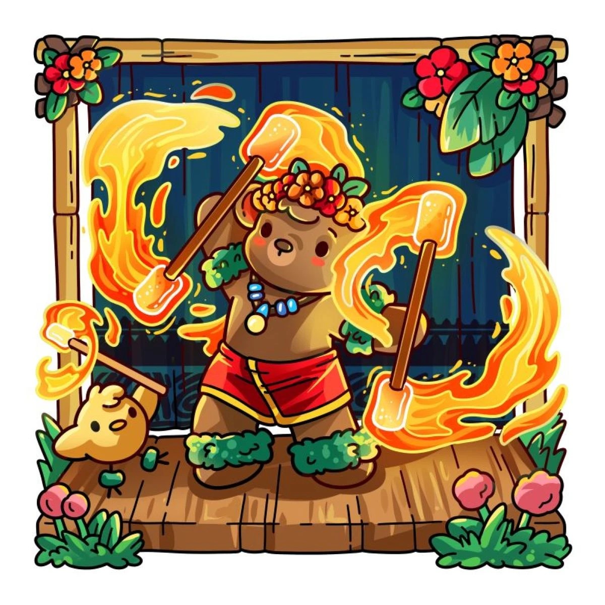 Cozy Hawaii Cute Colouring Book by Jade Summer - Book 2 of 4