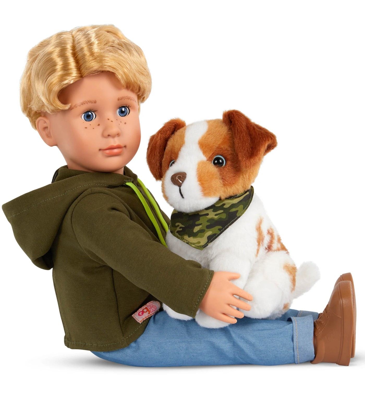 Elliot, 18-inch Boy Doll & Pet