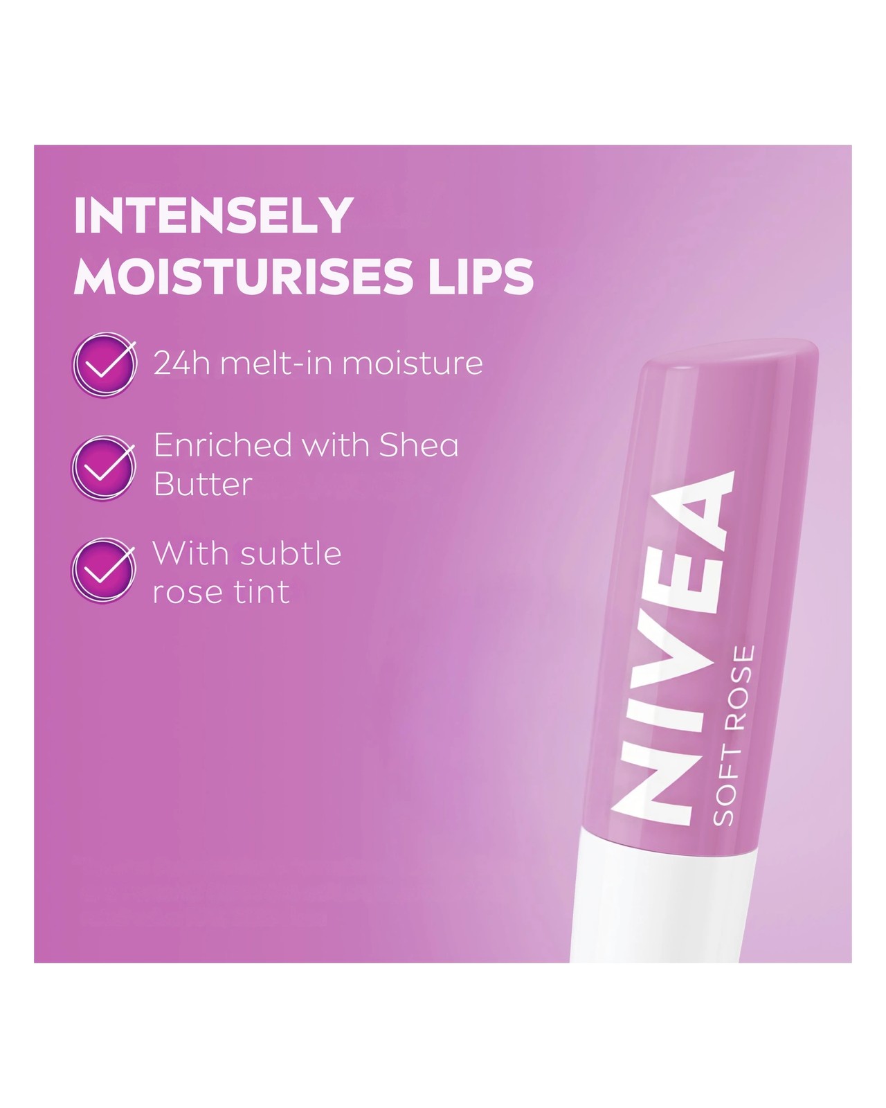 Nivea Soft Rose 4.8g Lip Balm 3 of 6