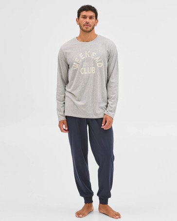 Maxx Australian Cotton Blend Knit Pyjama Set