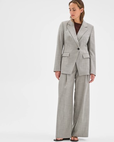 Preview Double Pleat Wide Leg Pants