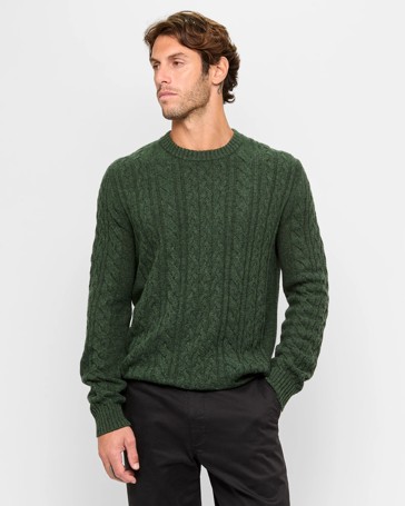 Lambswool Cable Knit Jumper