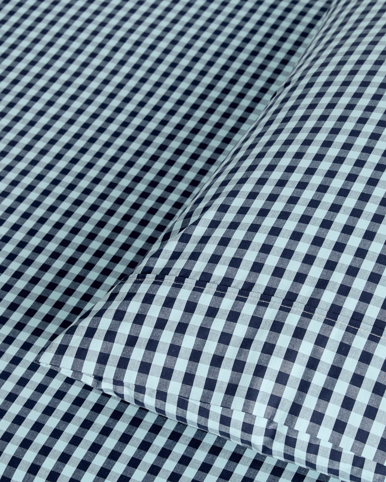 Grayson Gingham Australian Cotton Fitted Sheet Set 3 of 5