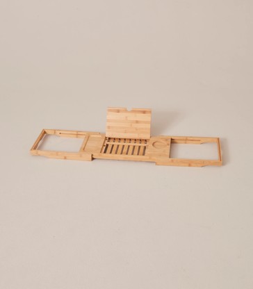 Bamboo Extendable Bath Caddy