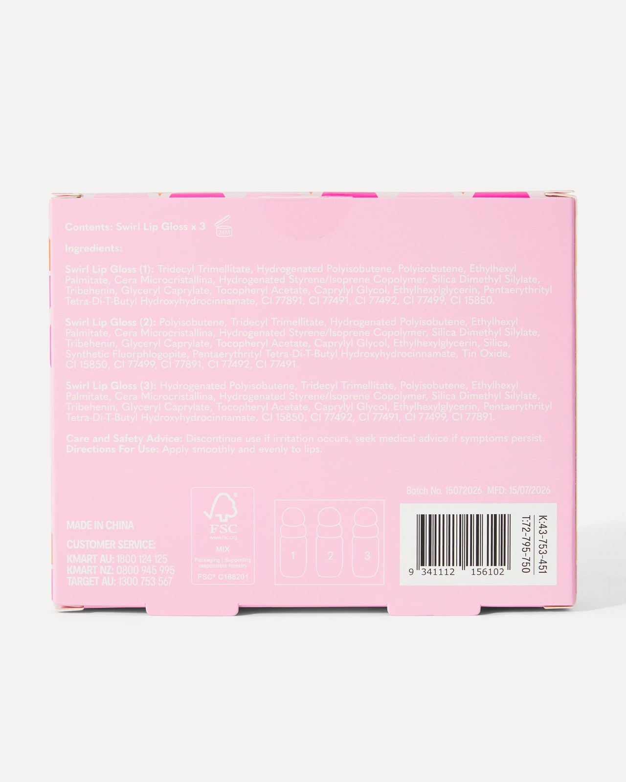 OXX Beauty Lucky Lip Swirl Trio Kit 4 of 4