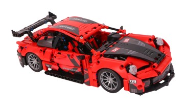 1077 Piece Mini Blocks Vehicle Series: Large Sport Car - Anko