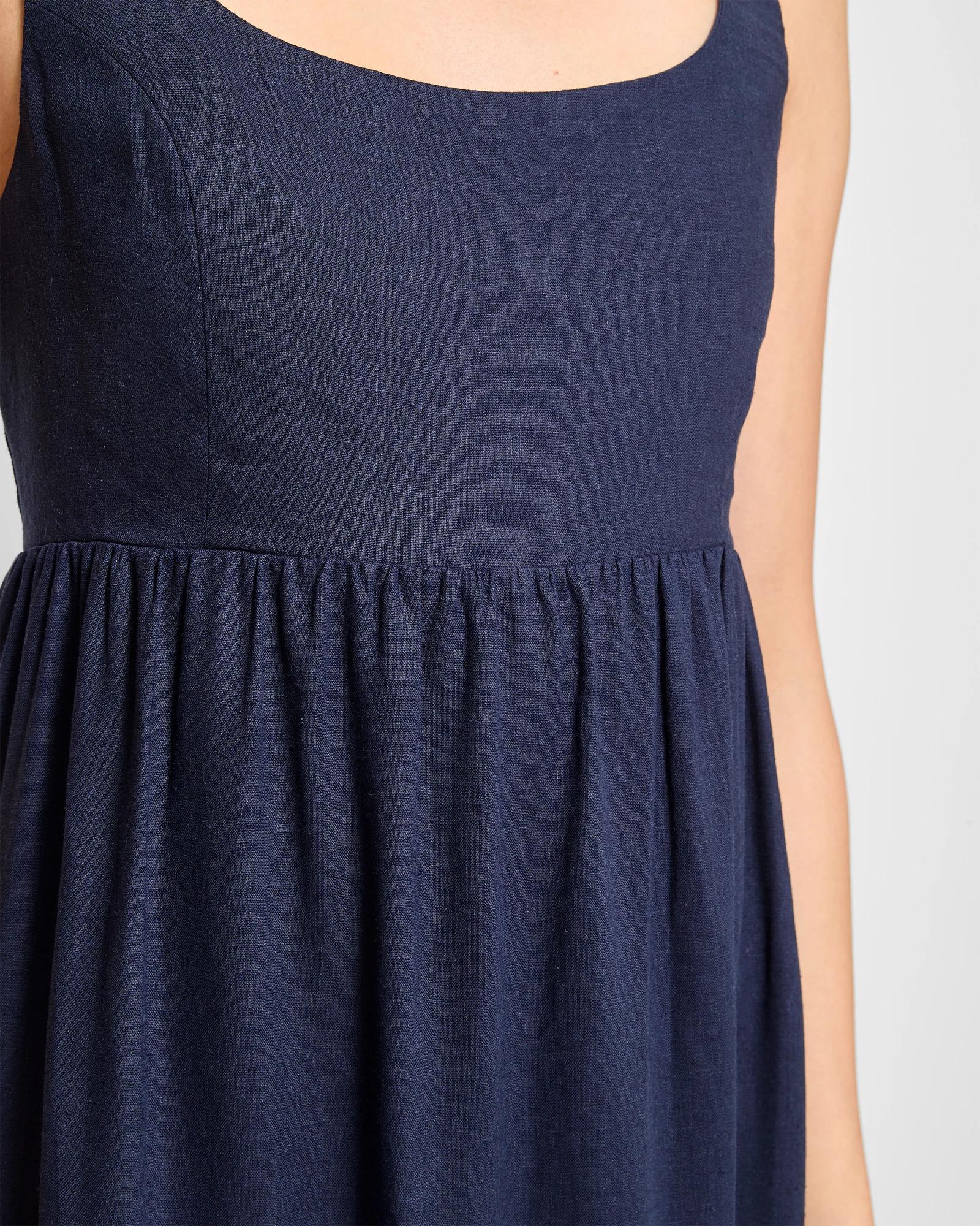Linen Blend Square Neck Maxi Dress | Target Australia
