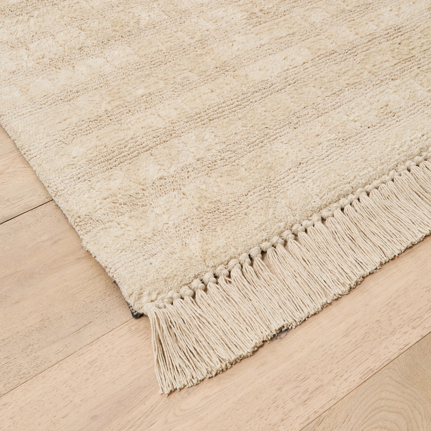 Anko Nina Woven Rug, Beige - Small - 140cm x 70cm 2 of 6