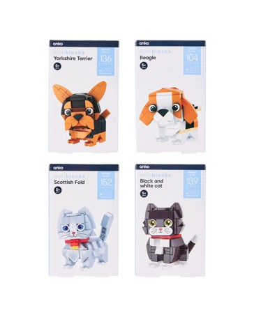 Mini Blocks Animal Series - Assorted
